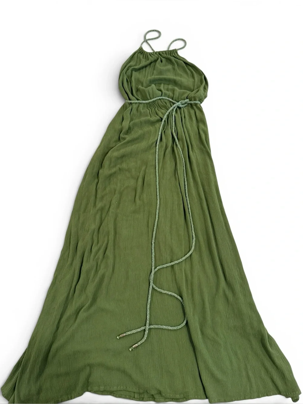 elan Green 100% Rayon Maxi Dress Size M